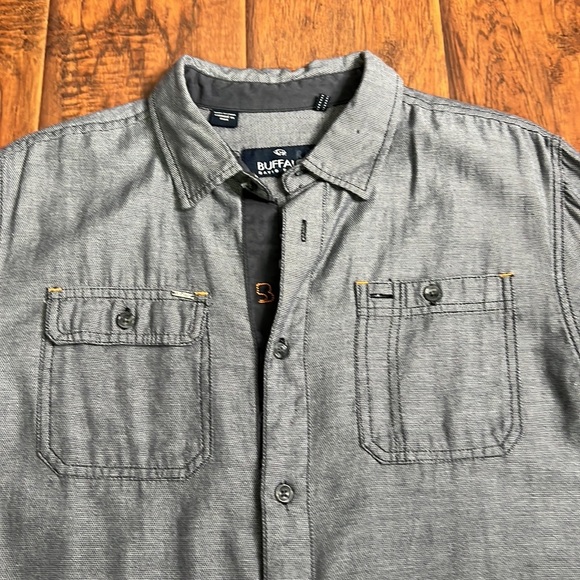 Men's Buffalo David Bitton Casual long sleeve button down shirt - Picture 2 of 8